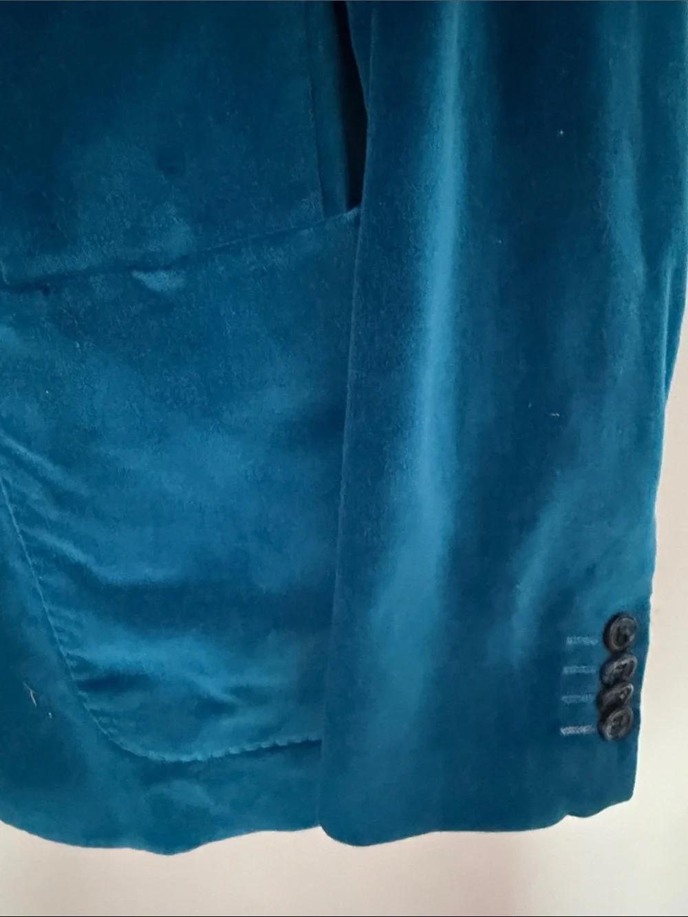 Tailorbyrd Teal Velvet Sport Coat Blazer Men’s 38S